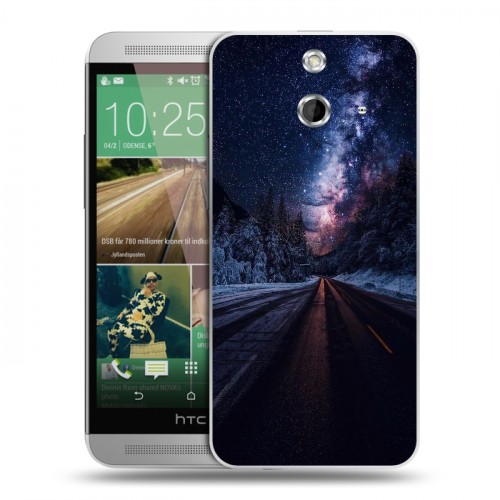 Дизайнерский пластиковый чехол для HTC One E8 Магический космос