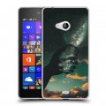 Дизайнерский пластиковый чехол для Microsoft Lumia 540 Магический космос