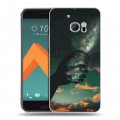 Дизайнерский пластиковый чехол для HTC 10 Магический космос