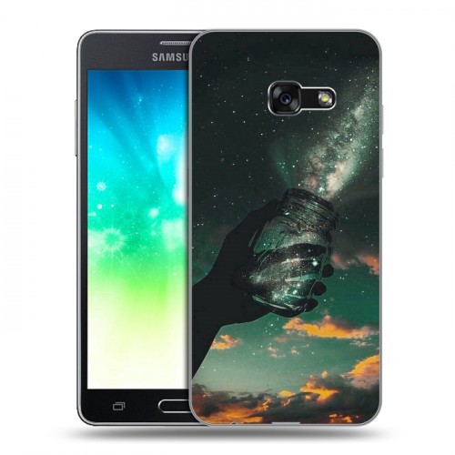 Дизайнерский пластиковый чехол для Samsung Galaxy A3 (2017) Магический космос