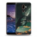 Дизайнерский пластиковый чехол для Nokia 7 Plus Магический космос