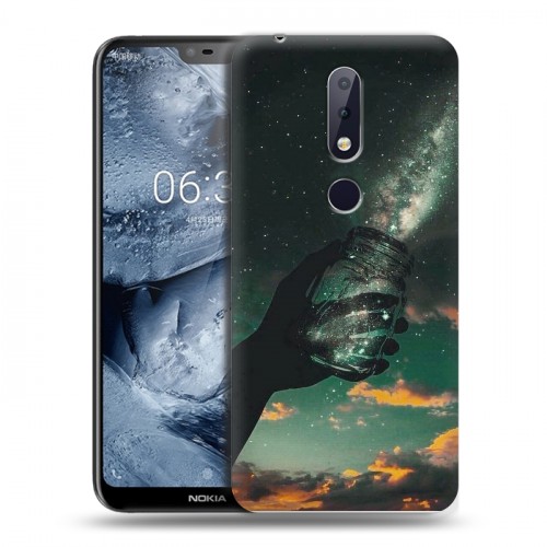 Дизайнерский пластиковый чехол для Nokia 6.1 Plus Магический космос