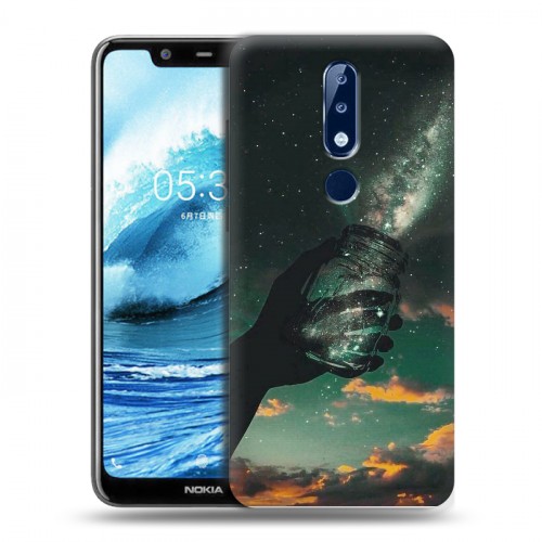 Дизайнерский силиконовый чехол для Nokia 5.1 Plus Магический космос