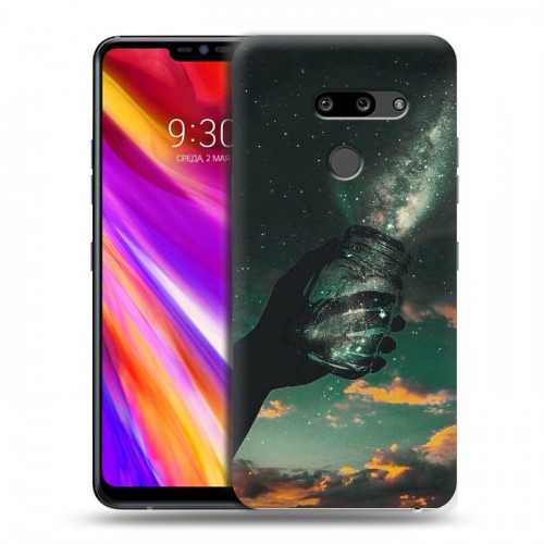 Дизайнерский пластиковый чехол для LG G8 ThinQ Магический космос