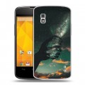 Дизайнерский пластиковый чехол для LG Google Nexus 4 Магический космос