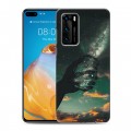 Дизайнерский пластиковый чехол для Huawei P40 Магический космос