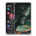 Дизайнерский пластиковый чехол для Nokia X Магический космос