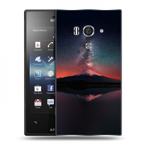 Дизайнерский пластиковый чехол для Sony Xperia acro S Магический космос