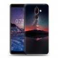 Дизайнерский пластиковый чехол для Nokia 7 Plus Магический космос