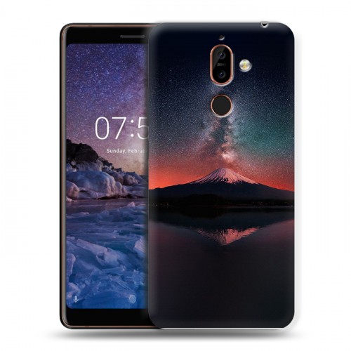 Дизайнерский пластиковый чехол для Nokia 7 Plus Магический космос