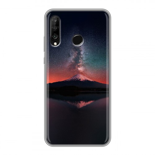 Дизайнерский силиконовый чехол для Huawei P30 Lite Магический космос