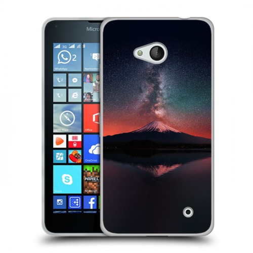 Дизайнерский пластиковый чехол для Microsoft Lumia 640 Магический космос