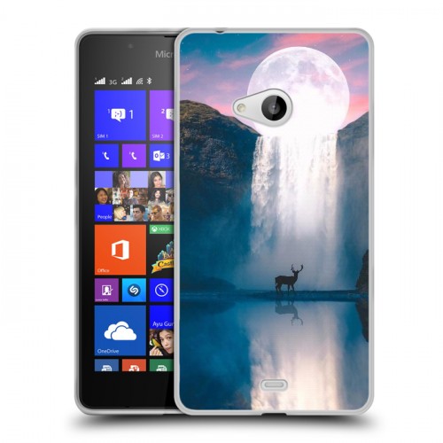 Дизайнерский пластиковый чехол для Microsoft Lumia 540 Магический космос