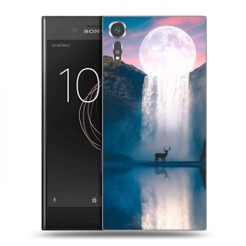 Дизайнерский пластиковый чехол для Sony Xperia XZs Магический космос