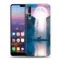 Дизайнерский силиконовый с усиленными углами чехол для Huawei P20 Pro Магический космос