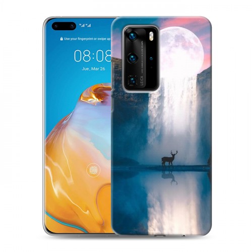 Дизайнерский пластиковый чехол для Huawei P40 Pro Магический космос