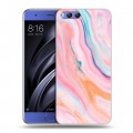 Дизайнерский пластиковый чехол для Xiaomi Mi6 Мраморные узоры