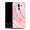 Дизайнерский пластиковый чехол для Huawei Mate 10 Pro Мраморные узоры