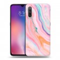 Дизайнерский силиконовый с усиленными углами чехол для Xiaomi Mi9 Мраморные узоры