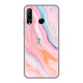 Дизайнерский силиконовый чехол для Huawei P30 Lite Мраморные узоры