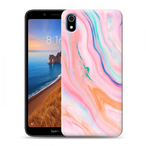 Дизайнерский силиконовый чехол для Xiaomi RedMi 7A Мраморные узоры