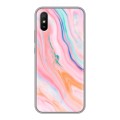 Дизайнерский силиконовый чехол для Xiaomi RedMi 9A Мраморные узоры