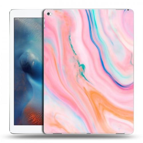 Дизайнерский пластиковый чехол для Ipad Pro Мраморные узоры