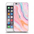 Дизайнерский силиконовый чехол для Iphone 6 Plus/6s Plus Мраморные узоры