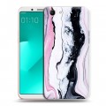 Дизайнерский пластиковый чехол для OPPO A83 Мраморные узоры