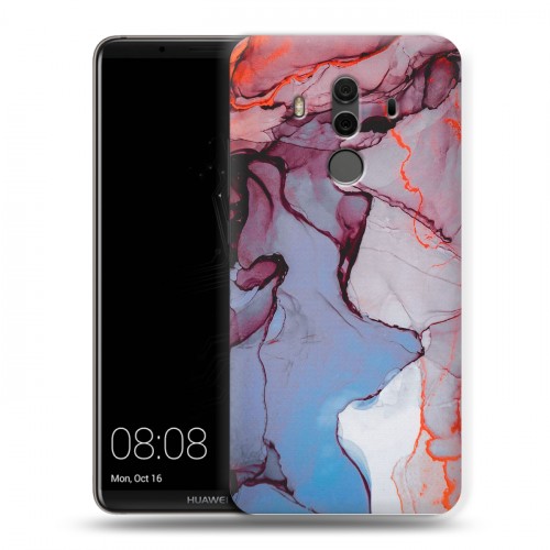 Дизайнерский пластиковый чехол для Huawei Mate 10 Pro Мраморные узоры