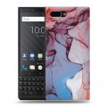 Дизайнерский пластиковый чехол для BlackBerry KEY2 Мраморные узоры