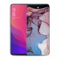 Дизайнерский силиконовый чехол для OPPO Find X Мраморные узоры