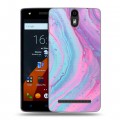 Дизайнерский силиконовый чехол для Wileyfox Storm Мраморные узоры