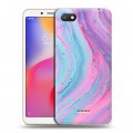 Дизайнерский пластиковый чехол для Xiaomi RedMi 6A Мраморные узоры