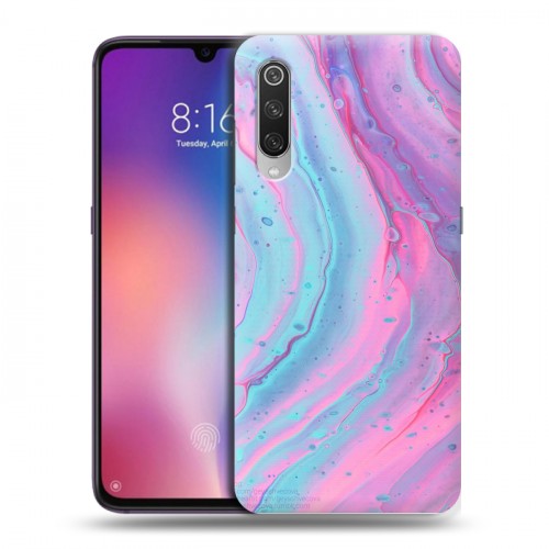 Дизайнерский силиконовый с усиленными углами чехол для Xiaomi Mi9 Мраморные узоры