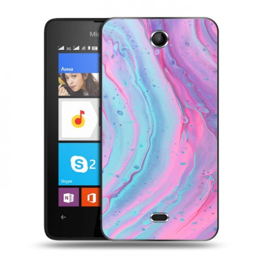 Дизайнерский силиконовый чехол для Microsoft Lumia 430 Dual SIM Мраморные узоры