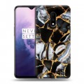 Дизайнерский пластиковый чехол для OnePlus 7 Мраморные узоры