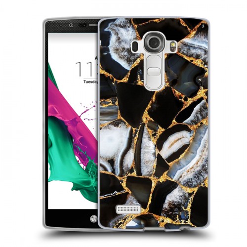 Дизайнерский силиконовый чехол для LG G4 Мраморные узоры