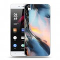 Дизайнерский пластиковый чехол для OnePlus X Мраморные узоры