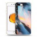 Дизайнерский пластиковый чехол для Iphone 7 Plus / 8 Plus Мраморные узоры