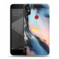 Дизайнерский силиконовый чехол для Xiaomi Mi8 SE Мраморные узоры