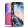 Дизайнерский пластиковый чехол для Xiaomi RedMi 6A Мраморные узоры