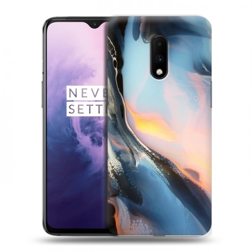 Дизайнерский пластиковый чехол для OnePlus 7 Мраморные узоры