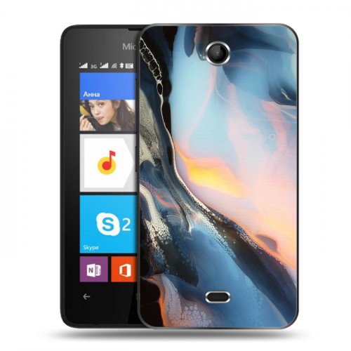 Дизайнерский силиконовый чехол для Microsoft Lumia 430 Dual SIM Мраморные узоры