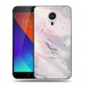 Дизайнерский пластиковый чехол для Meizu MX5 Мраморные узоры