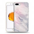 Дизайнерский пластиковый чехол для Iphone 7 Plus / 8 Plus Мраморные узоры