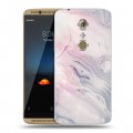 Дизайнерский пластиковый чехол для ZTE Axon 7 Мраморные узоры