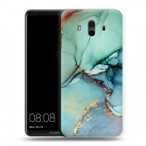 Дизайнерский пластиковый чехол для Huawei Mate 10 Мраморные узоры