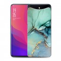 Дизайнерский силиконовый чехол для OPPO Find X Мраморные узоры