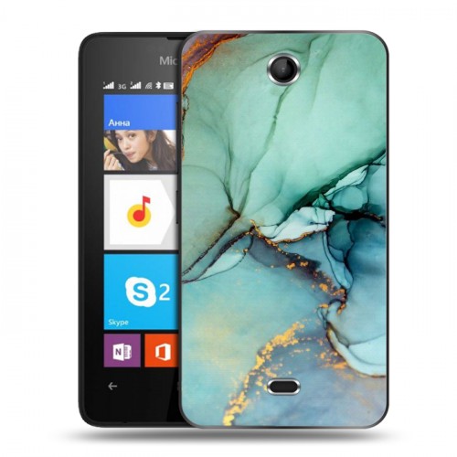 Дизайнерский силиконовый чехол для Microsoft Lumia 430 Dual SIM Мраморные узоры